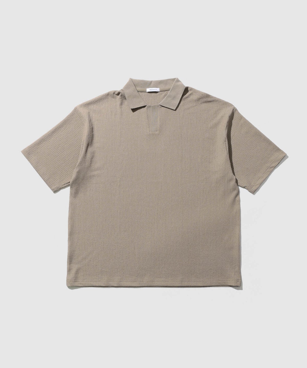 URBAN COLLECTION 楊柳スキッパーポロシャツ メンズ
