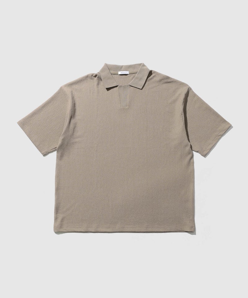 URBAN COLLECTION  楊柳スキッパーポロシャツ メンズ商品画像-18
