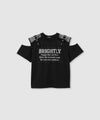 RICH MIX  肩あきチュール切り替えベルト付きロゴTシャツ キッズ メール便 対応商品商品サムネイル-1