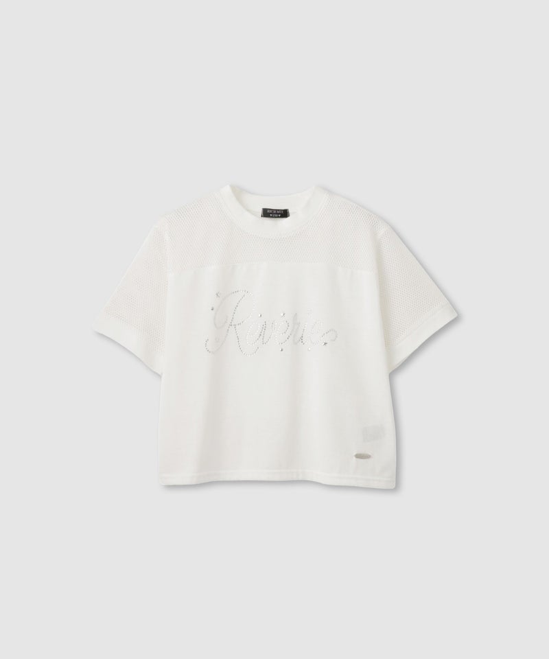 RICH MIX  肩メッシュ切替Tシャツ キッズ メール便 対応商品商品画像-2