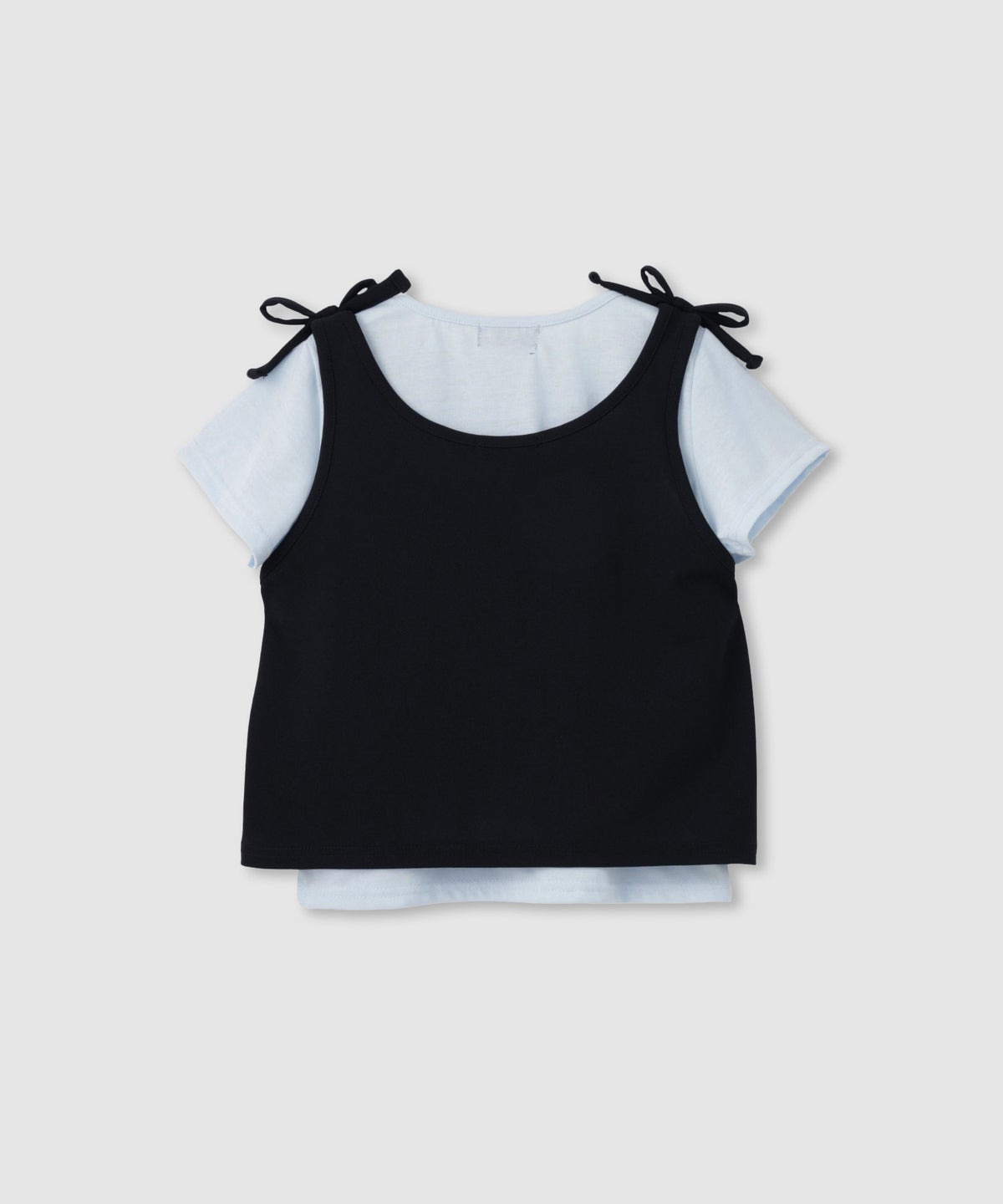 RICH MIX 肩リボンキャミソール×Tシャツ アンサンブル キッズ