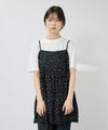 [期間限定価格]Free Nature  ギャザーキャミチュニック×Tシャツアンサンブル レディース商品サムネイル-1