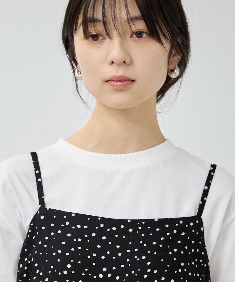 [期間限定価格]Free Nature  ギャザーキャミチュニック×Tシャツアンサンブル レディース商品画像-8