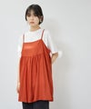 [期間限定価格]Free Nature  ギャザーキャミチュニック×Tシャツアンサンブル レディース商品サムネイル-17