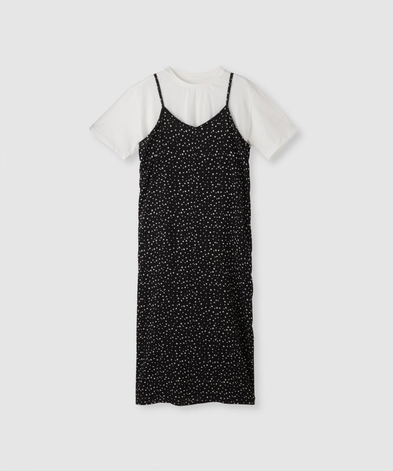 Free Nature キャミワンピース×Tシャツ アンサンブル レディース商品画像-2