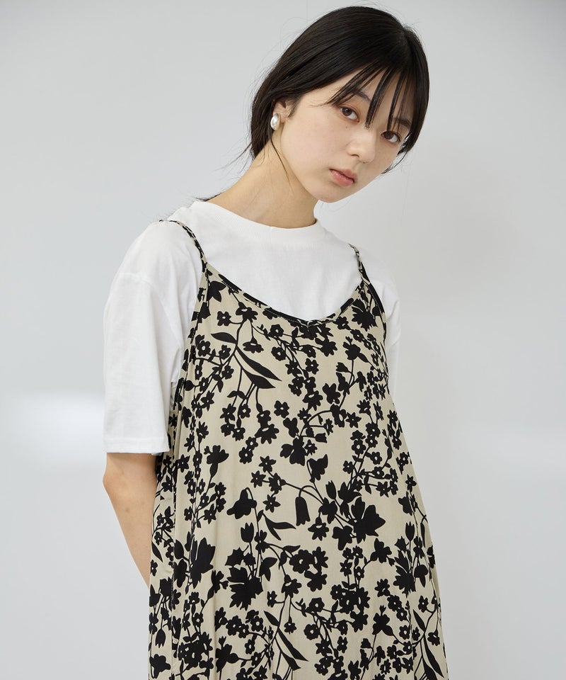 [期間限定価格]Free Nature  キャミワンピース×Tシャツ アンサンブル レディース商品画像-5