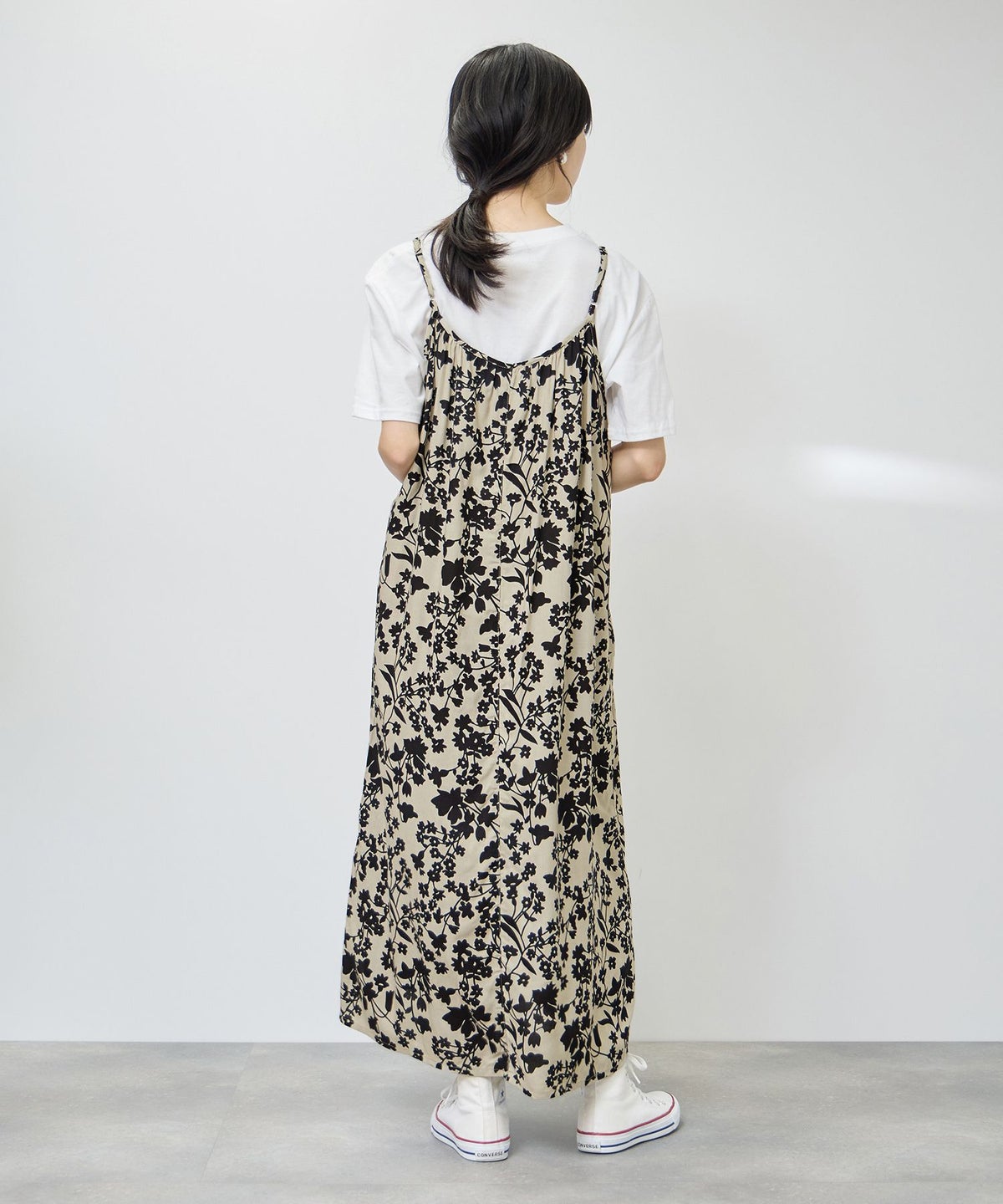 Free Nature キャミワンピース×Tシャツ アンサンブル レディース