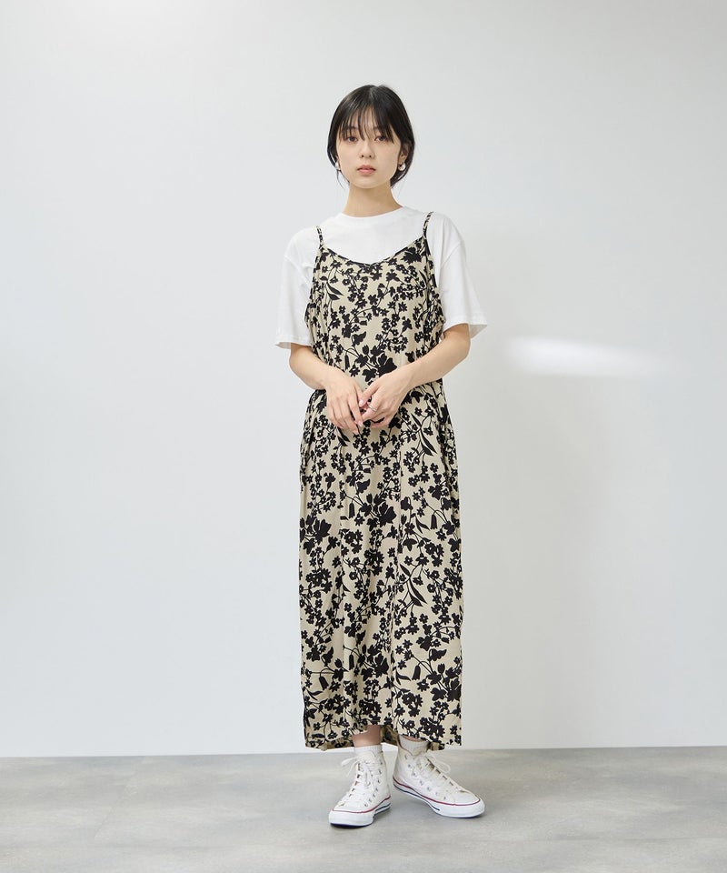 [期間限定価格]Free Nature  キャミワンピース×Tシャツ アンサンブル レディース商品画像-9