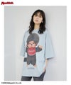 モンチッチ ルーズシルエットTシャツ アクリルキーホルダー付き レディース メール便 対応商品商品サムネイル-3