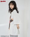 モンチッチ ルーズシルエットTシャツ アクリルキーホルダー付き レディース メール便 対応商品商品サムネイル-6