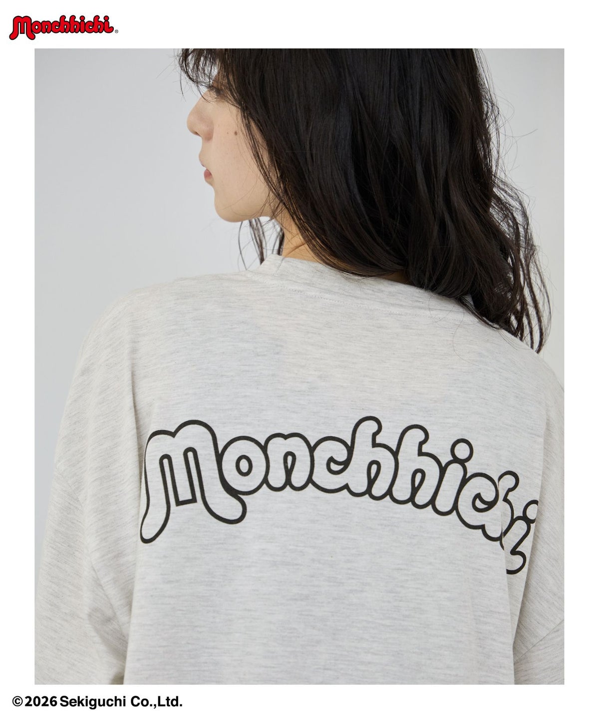 モンチッチ ルーズシルエットTシャツ アクリルキーホルダー付き レディース メール便 対応商品