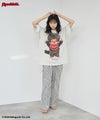 モンチッチ ルーズシルエットTシャツ アクリルキーホルダー付き レディース メール便 対応商品商品サムネイル-9