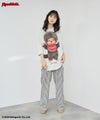 モンチッチ ルーズシルエットTシャツ アクリルキーホルダー付き レディース メール便 対応商品商品サムネイル-10