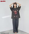 モンチッチ ルーズシルエットTシャツ アクリルキーホルダー付き レディース メール便 対応商品商品サムネイル-14