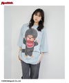 モンチッチ ルーズシルエットTシャツ アクリルキーホルダー付き レディース メール便 対応商品商品サムネイル-15