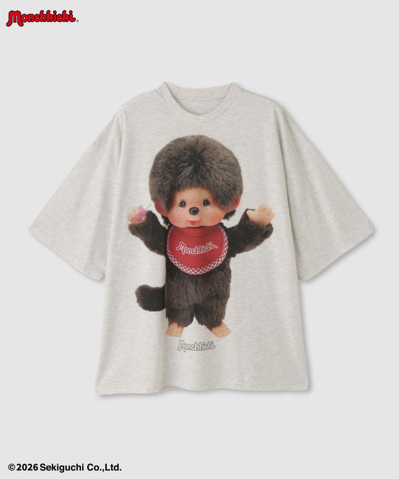 モンチッチ ルーズシルエットTシャツ アクリルキーホルダー付き レディース メール便 対応商品商品画像-19