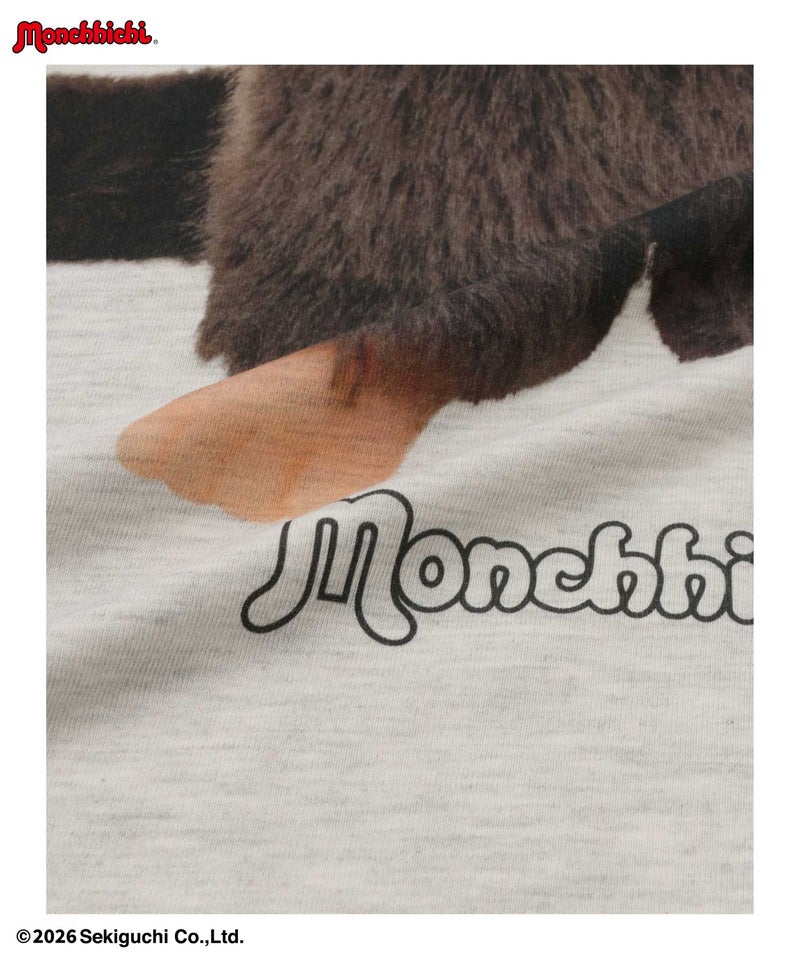 モンチッチ ルーズシルエットTシャツ アクリルキーホルダー付き レディース メール便 対応商品商品画像-26