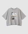 Idnes ネコフォトコラージュTシャツ レディース メール便 対応商品商品サムネイル-2