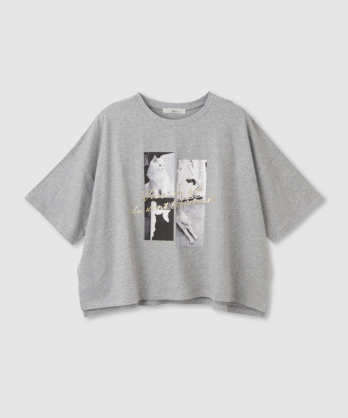Idnes ネコフォトコラージュTシャツ レディース メール便 対応商品