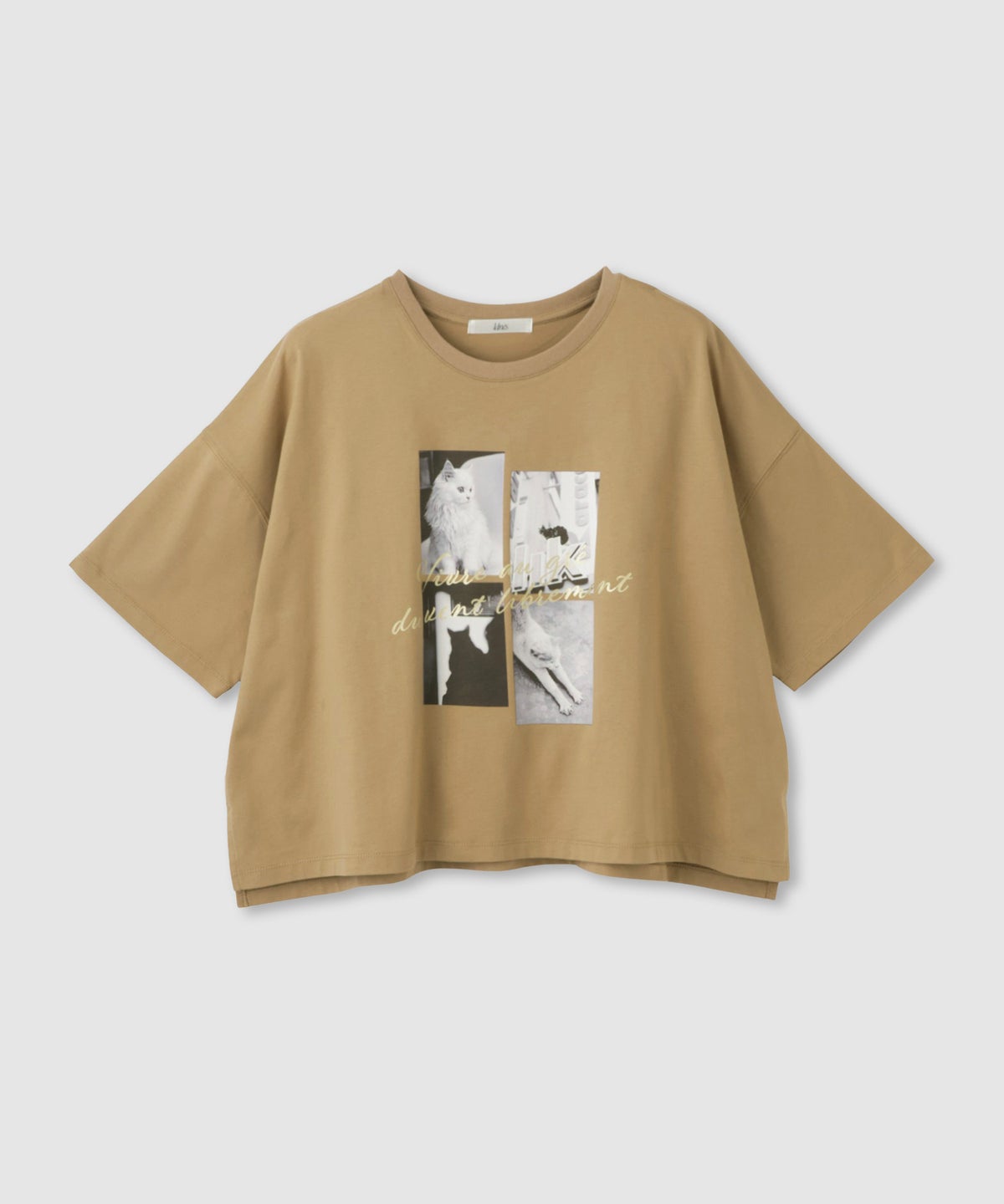 Idnes ネコフォトコラージュTシャツ レディース メール便 対応商品
