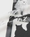 Idnes ネコフォトコラージュTシャツ レディース メール便 対応商品商品サムネイル-9