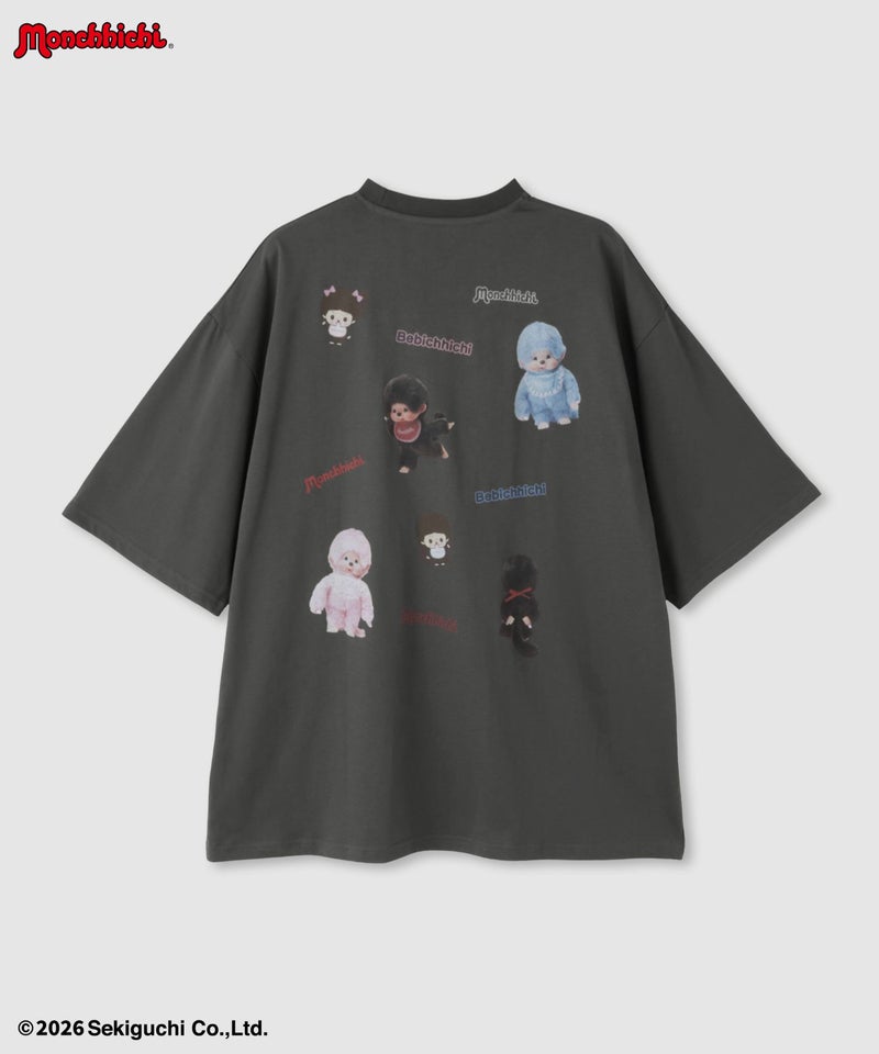 モンチッチ べびちっち ルーズTシャツ アクリルキーホルダー付き レディース メール便 対応商品商品画像-20