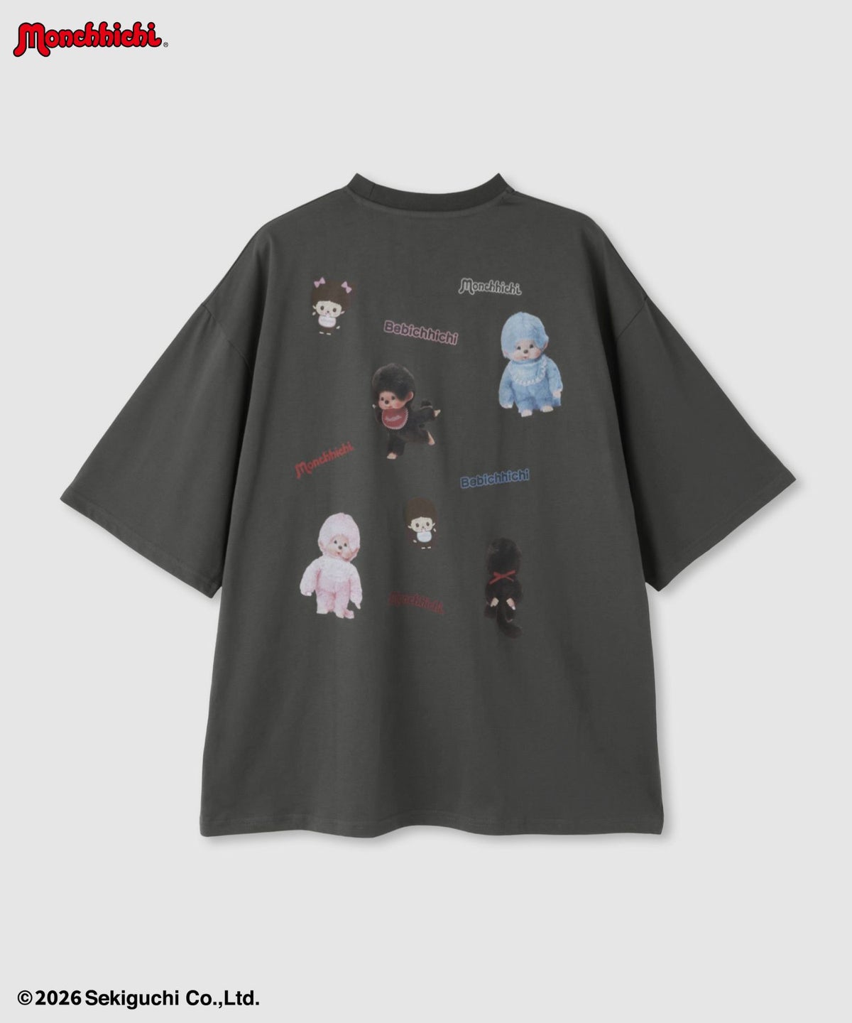 モンチッチ べびちっち ルーズTシャツ アクリルキーホルダー付き レディース メール便 対応商品