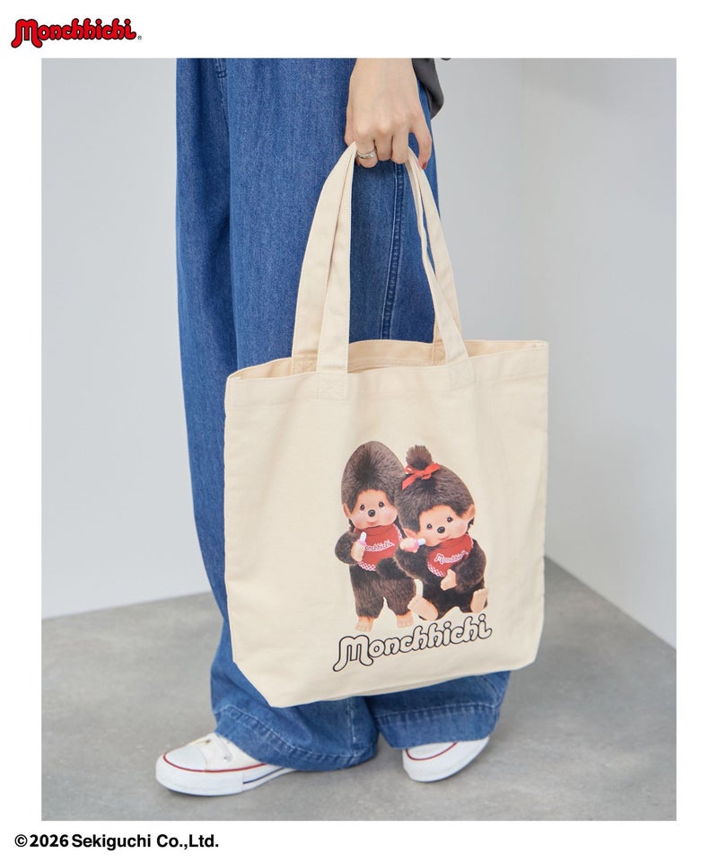 モンチッチ プリントキャンバストートバッグ商品画像-2