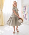 Classical Elf 【キッズ】親子リンクコーデ可能◎！布帛ドッキング袖フリルティアードワンピース商品サムネイル-20