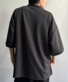 Classical Elf 《JaVaジャバコラボ》遊び心もこなれ感もキメる。刺繍入りダンボール素材ジップ半袖Tシャツ商品サムネイル-9
