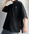Classical Elf 《JaVaジャバコラボ》遊び心もこなれ感もキメる。刺繍入りダンボール素材ジップ半袖Tシャツ商品サムネイル-22