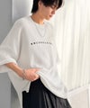 Classical Elf 《JaVaジャバコラボ》Tシャツにはない品格を。ロゴプリントオーバーサイズサマーニットプルオーバー商品サムネイル-1