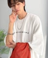 Classical Elf 《JaVaジャバコラボ》Tシャツにはない品格を。ロゴプリントオーバーサイズサマーニットプルオーバー商品サムネイル-8