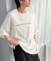 Classical Elf 《JaVaジャバコラボ》Tシャツにはない品格を。ロゴプリントオーバーサイズサマーニットプルオーバー商品サムネイル-10