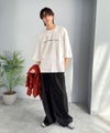Classical Elf 《JaVaジャバコラボ》Tシャツにはない品格を。ロゴプリントオーバーサイズサマーニットプルオーバー商品サムネイル-11