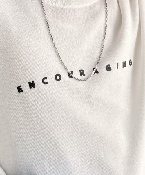 Classical Elf 《JaVaジャバコラボ》Tシャツにはない品格を。ロゴプリントオーバーサイズサマーニットプルオーバー商品画像-32