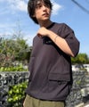 Classical Elf 《JaVaジャバコラボ》【接触冷感・吸水速乾機能付き】便利なBIGポケット&裾ドローコード付き!高機能マイクロメッシュTシャツ商品サムネイル-7