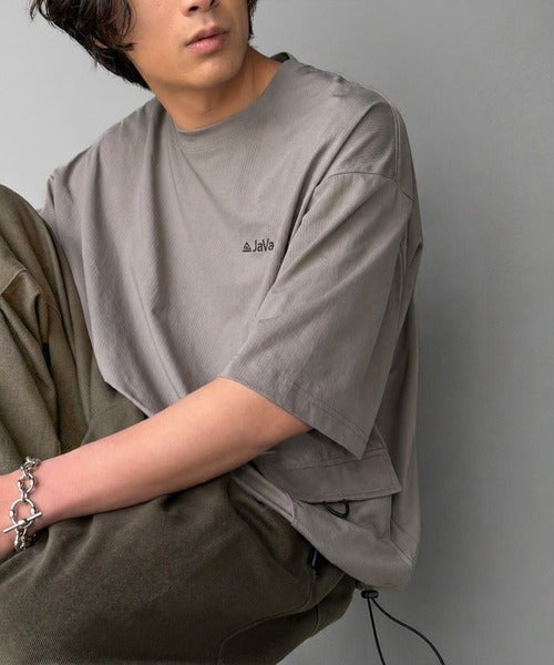 Classical Elf 《JaVaジャバコラボ》【接触冷感・吸水速乾機能付き】便利なBIGポケット＆裾ドローコード付き！高機能マイクロメッシュTシャツ商品画像-26