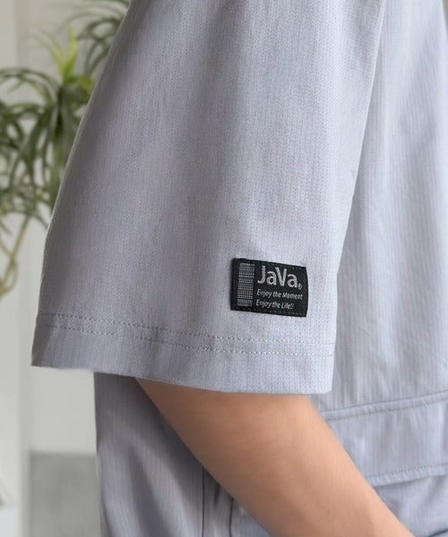 Classical Elf 《JaVaジャバコラボ》【接触冷感・吸水速乾機能付き】便利なBIGポケット&裾ドローコード付き!高機能マイクロメッシュTシャツ商品画像-31