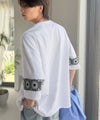 Classical Elf 《JaVaジャバコラボ》袖先に遊びと清涼感を。袖クロシェ編み 配色切り替えデザインTシャツ商品サムネイル-8