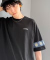 Classical Elf 《JaVaジャバコラボ》袖先に遊びと清涼感を。袖クロシェ編み 配色切り替えデザインTシャツ商品サムネイル-10