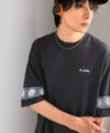 Classical Elf 《JaVaジャバコラボ》袖先に遊びと清涼感を。袖クロシェ編み 配色切り替えデザインTシャツ商品サムネイル-15