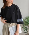 Classical Elf 《JaVaジャバコラボ》袖先に遊びと清涼感を。袖クロシェ編み 配色切り替えデザインTシャツ商品サムネイル-21