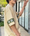 Classical Elf 《JaVaジャバコラボ》袖先に遊びと清涼感を。袖クロシェ編み 配色切り替えデザインTシャツ商品サムネイル-26