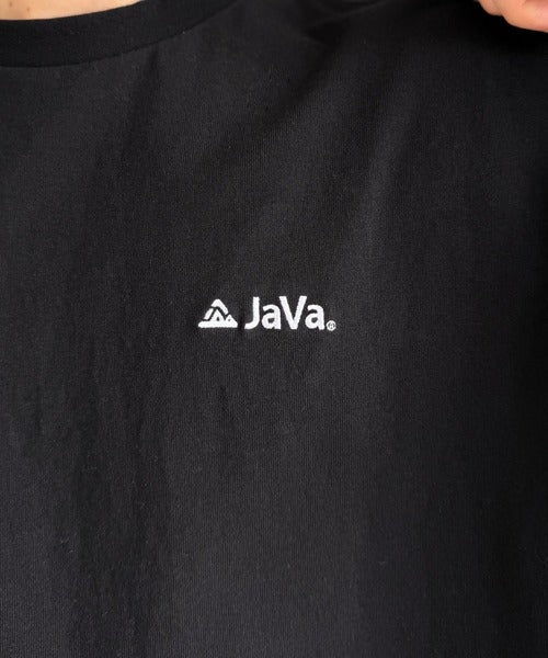 Classical Elf 《JaVaジャバコラボ》袖先に遊びと清涼感を。袖クロシェ編み 配色切り替えデザインTシャツ商品画像-35