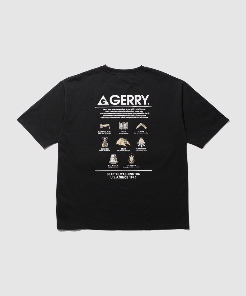 GERRY バックプリントTシャツ メンズ メール便 対応商品商品画像-2