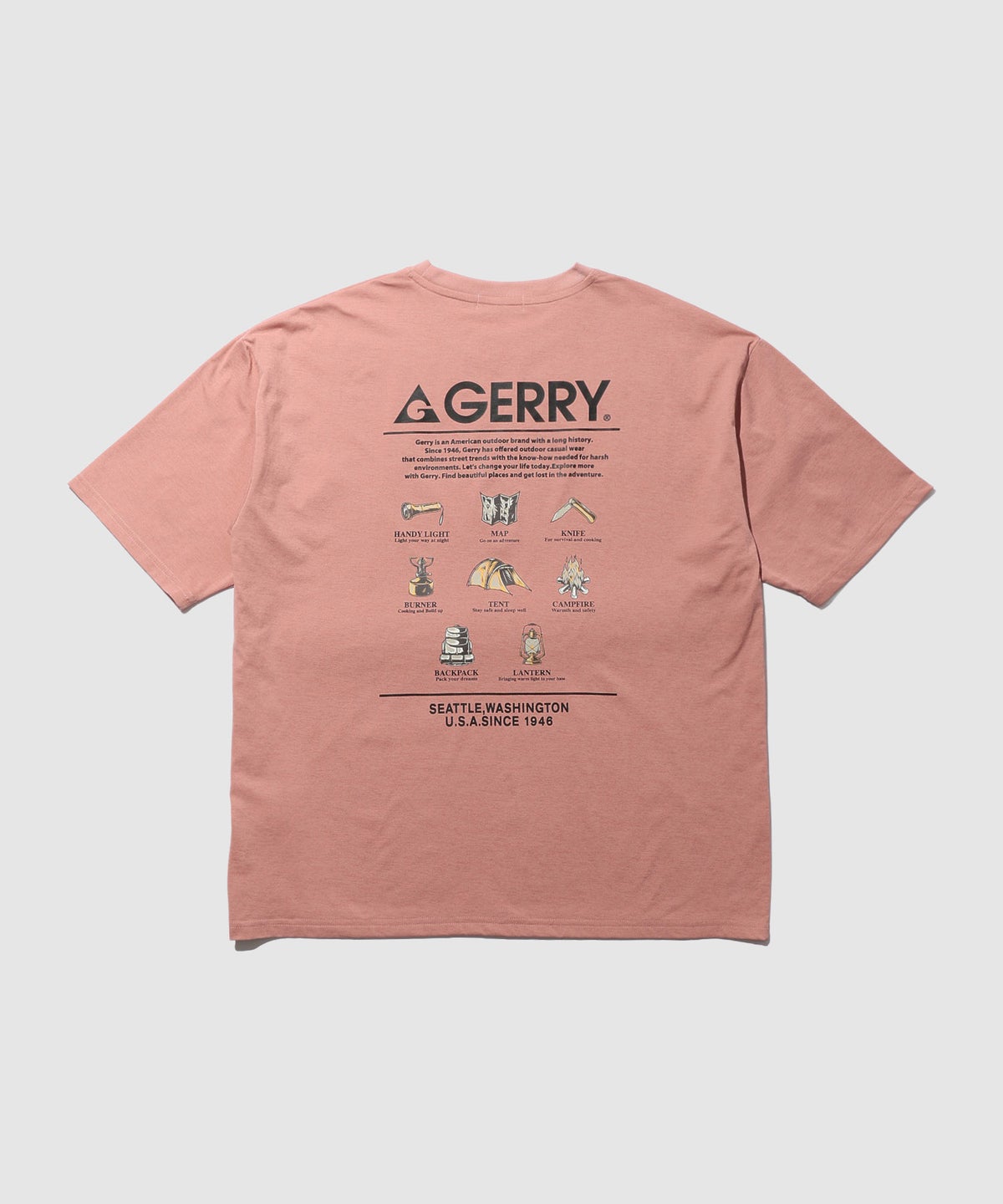 GERRY バックプリントTシャツ メンズ メール便 対応商品