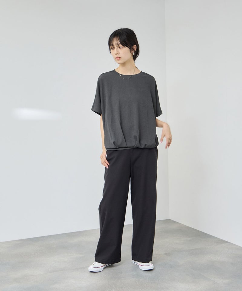 NAVY SARARI UVカット 裾タックシボプルオーバー レディース メール便 対応商品商品画像-10