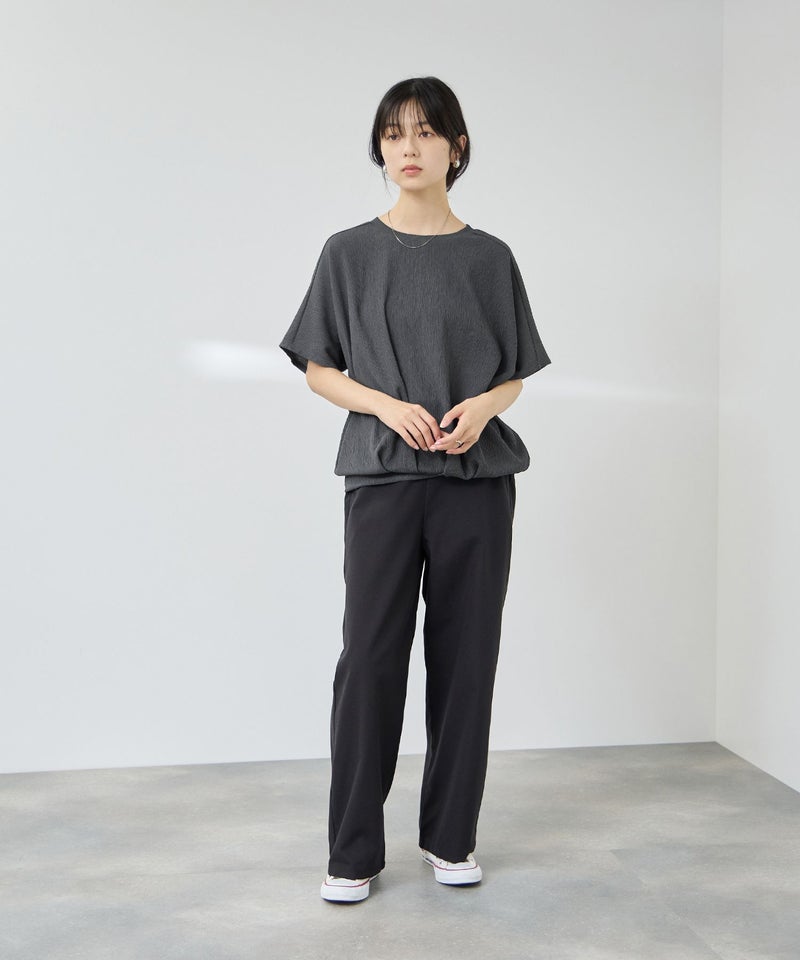 NAVY  SARARI UVカット 裾タックシボプルオーバー レディース メール便 対応商品商品画像-11