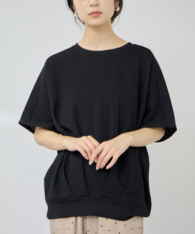 NAVY  SARARI UVカット 裾タックシボプルオーバー レディース メール便 対応商品商品画像-12
